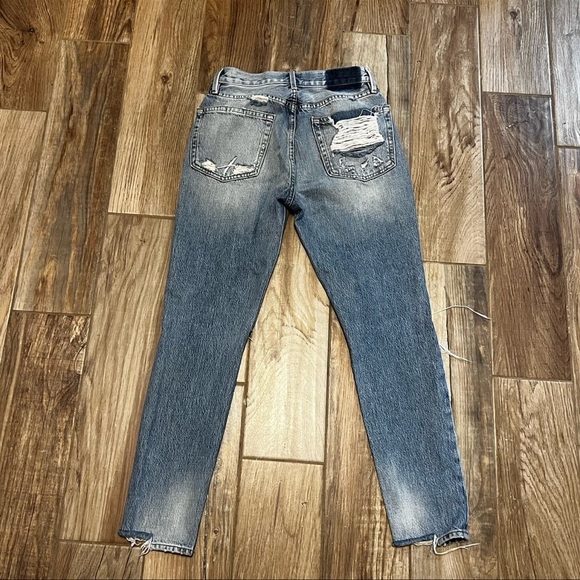 Frame  Le Original Skinny Rigid Re-Release Distressed Jeans - Picture 3 of 6